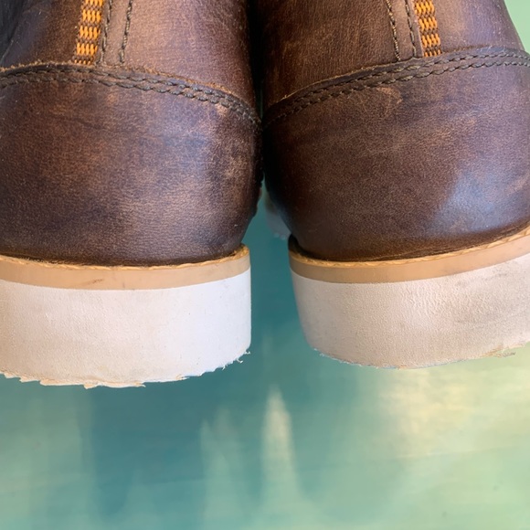 TEVA Burban Brown Leather lace up Men’s Ankle boots like new - Picture 6 of 11